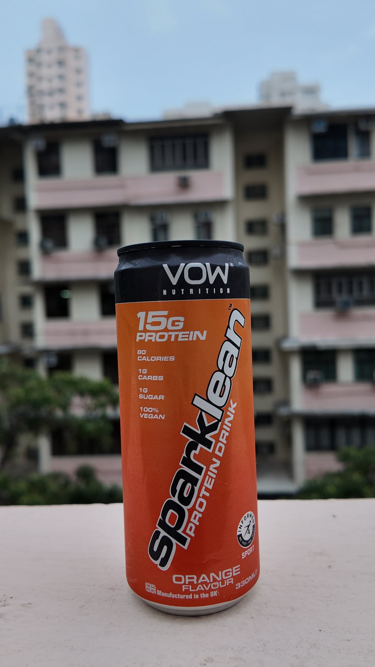 Sparklean 蛋白飲 330ml - Orange